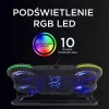 Rampage PROTE R6 Laptopkoelstandaard, 10-17 inch, RGB