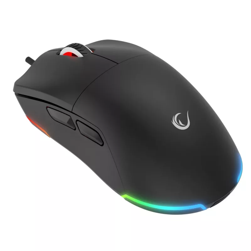 Rampage BLINK bekabelde USB gaming-muis, 12800 DPI, RGB, optische sensor, zwart