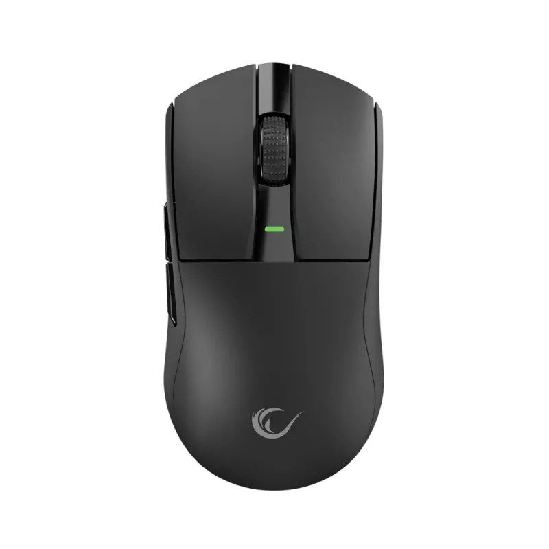 Rampage Zenith Pro Black draadloze gamingmuis 26000 DPI PAW3395 4KHz tri-mode zwart