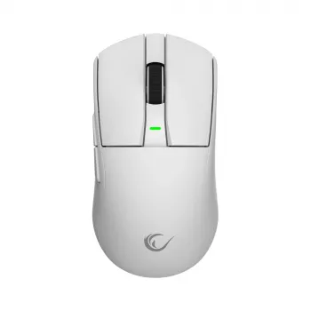 Rampage Zenith Pro draadloze gaming-muis 26000 DPI wit + 4KHz-ontvanger PAW3395 BT 5.2