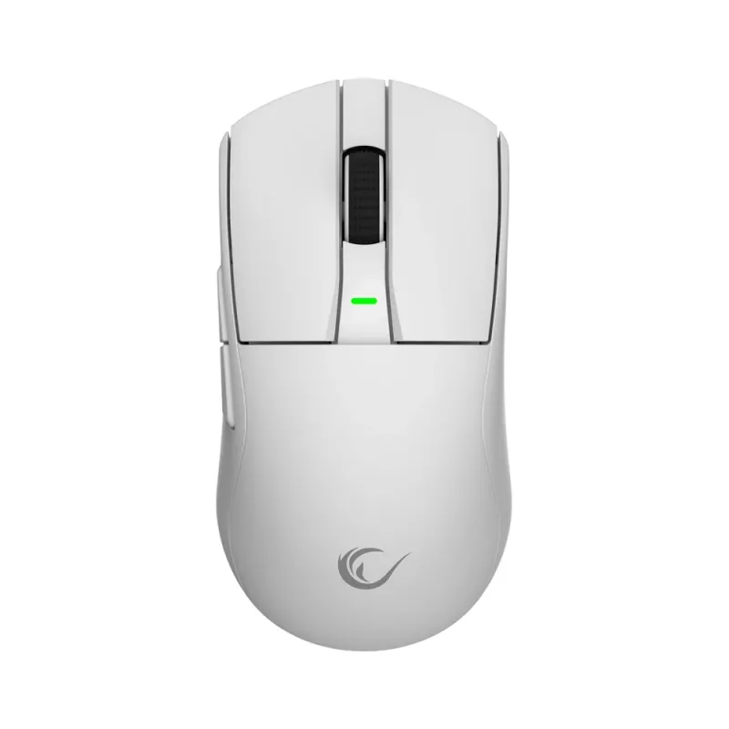 Rampage Zenith Pro draadloze gaming-muis 26000 DPI wit + 4KHz-ontvanger PAW3395 BT 5.2