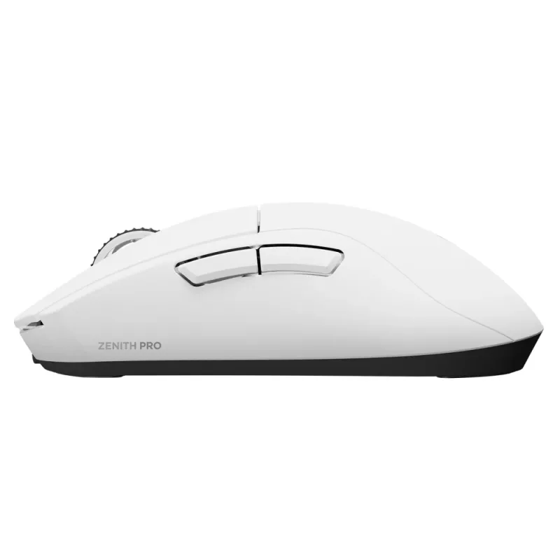 Rampage Zenith Pro draadloze gaming-muis 26000 DPI wit + 4KHz-ontvanger PAW3395 BT 5.2
