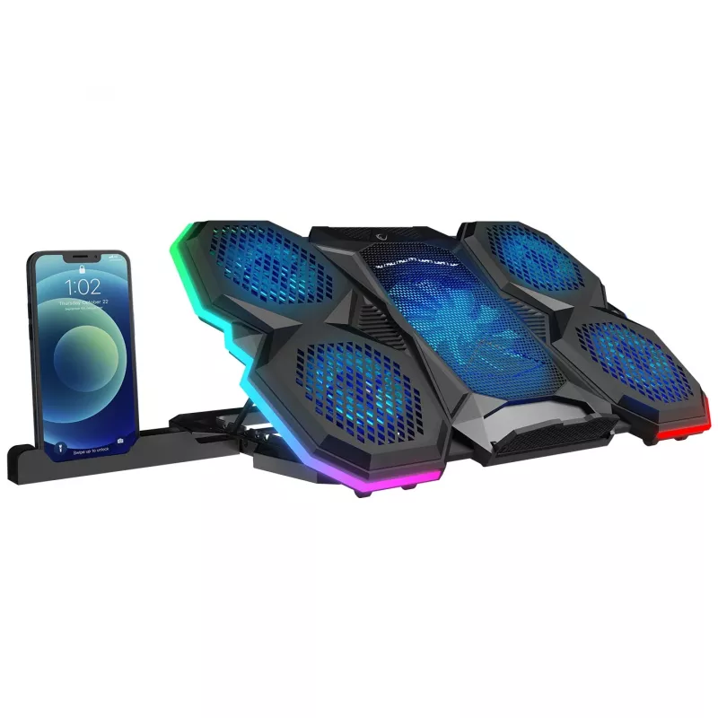 Rampage X-RANGER 9-17 RGB verstelbare laptop-koelpad
