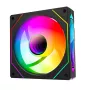 Rampage 120mm 1800RPM Infinite Loop ARGB PWM behuizingsventilator zwart