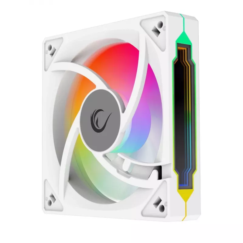 Rampage 120mm 1800RPM Infinite Loop ARGB witte PWM behuizingsventilator