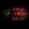Rampage Hydra Pro Pad draadloze RGB 2.4G Hall Effect-controller met magnetische triggers, zwart
