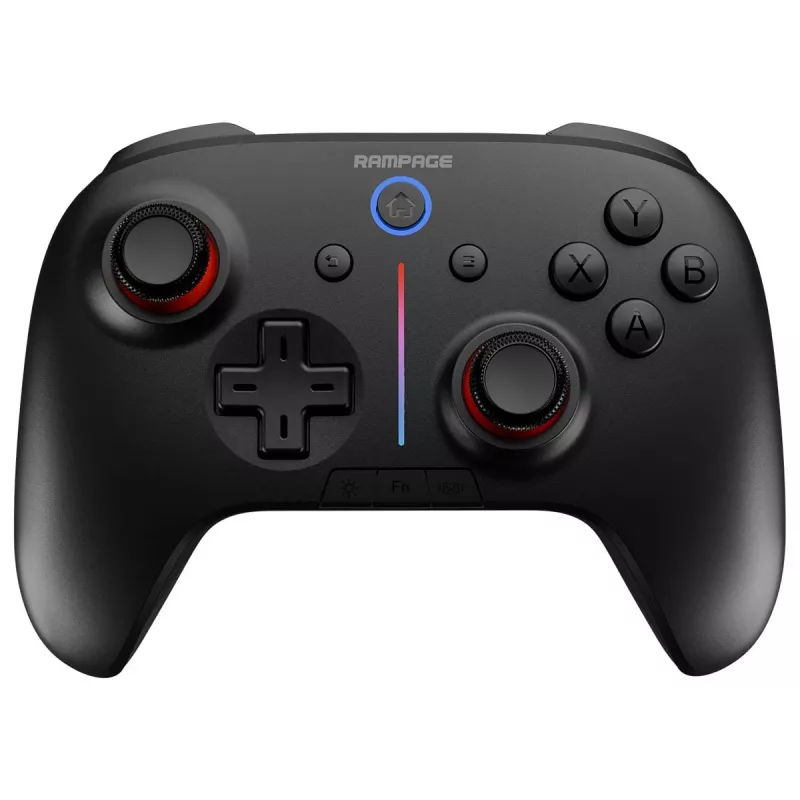 Rampage Hydra Pro Pad draadloze RGB 2.4G Hall Effect-controller met magnetische triggers, zwart
