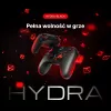 Rampage Hydra Pro Pad draadloze RGB 2.4G Hall Effect-controller met magnetische triggers, zwart