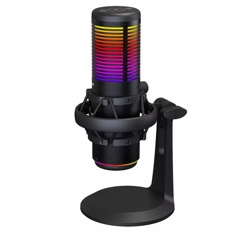 Rampage Bemol RGB USB-C gamingmicrofoon, zwart