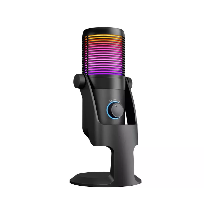 Rampage Diyez RGB USB-C gamingmicrofoon, zwart