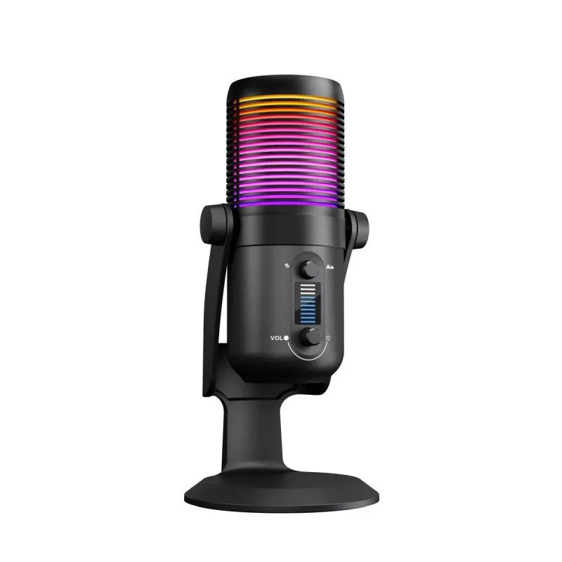 Rampage Diyez RGB USB-C gamingmicrofoon, zwart