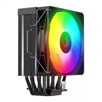 Rampage Octagon C70 CPU-koeler LGA1700/AM5 LCD-ventilator Infinity 120mm ARGB zwart