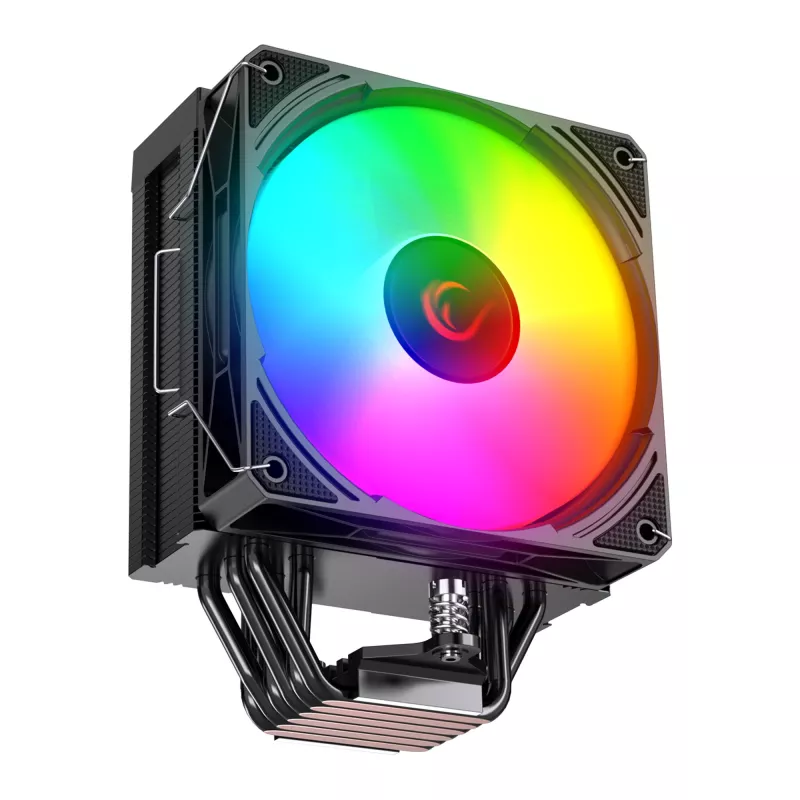 Rampage Octagon C70 CPU-koeler LGA1700/AM5 LCD-ventilator Infinity 120mm ARGB zwart