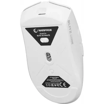 Rampage BLITZ ULTIMATE draadloze optische 8K 30000DPI PAW3950 witte gaming-muis