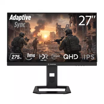 Rampage Slice 27 inch QHD 275 Hz 1 ms FastIPS gamingmonitor met G-Sync en HDR 400
