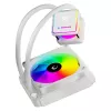 Rampage INFINITE V120 all-in-one vloeistof-CPU-koeler 120mm ARGB, temperatuurweergave, wit