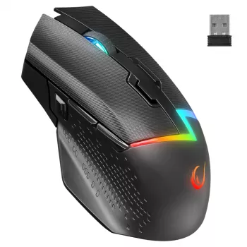 Rampage Drop M3 V2 draadloze gaming-muis 24000 DPI 1000 Hz zwart
