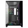 RAMPAGE SEALITE-BLACK mid-tower pc-behuizing met gehard glas, 7x ARGB PWM ventilator, zwart