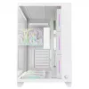 RAMPAGE SEALITE-WHITE mid-tower pc-behuizing met gehard glas, 7x ARGB PWM ventilatoren, wit