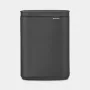 Brabantia BO afvalemmer 4 liter Mineral Infinite Grey