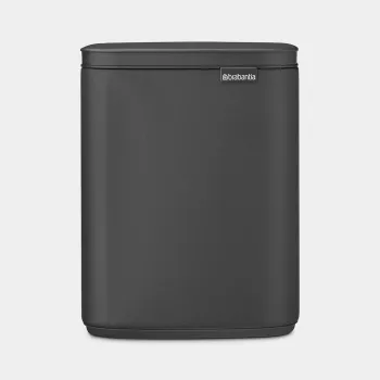 Brabantia Bo afvalemmer 7 liter Mineral Infinite Grey