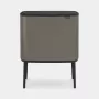 Brabantia Bo Touch Bin 34 L rechthoekig platina kunststof