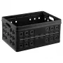 Helit opvouwbare box Square H6180295 46L opvouwbare opbergbox grijs/zwart