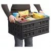 Helit opvouwbare box Square H6180295 46L opvouwbare opbergbox grijs/zwart