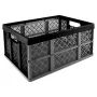 Helit opvouwbare box Basic H6180495 32L opvouwbare opbergbox zwart/grijs