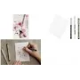 Sakura Cherry Blossom tekenpen set zwart 6-delig