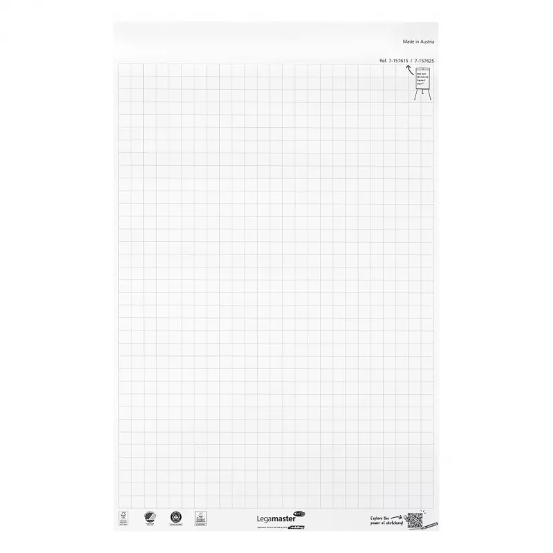 LEGAMASTER Sketch Eco papierblok hoogwit A2 5-pack