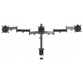 One For All DM2310 Single Monitor Desk Mount voor 13-27 inch schermen, 8 kg draagvermogen, VESA 75x75/100x100, zwart