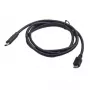 Gembird USB-C naar Micro-USB kabel 1,8m zwart USB 2.0
