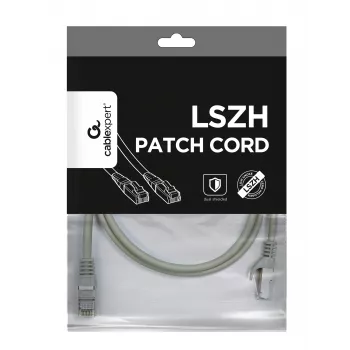 GEMBIRD PP6A-LSZHCU-1M Cat6A SFTP LSZH RJ45 patchkabel 1m grijs