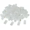Gembird LC-8P8C-002/50 RJ-45 modulaire stekker, transparant, verguld, 50-pack