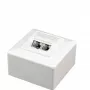 Gembird Cablexpert MWS-2S6-01 stopcontact met RJ45 Cat.6 inbouwafdekking wit