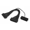 GEMBIRD CC-PSU24-01 24-pins ATX stroomverlengkabel, male naar female, 30 cm, zwart