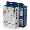 GEMBIRD TA-UC-2A2C-PD40-01-W GaN USB PD 4-poorts lader, 40 W, wit