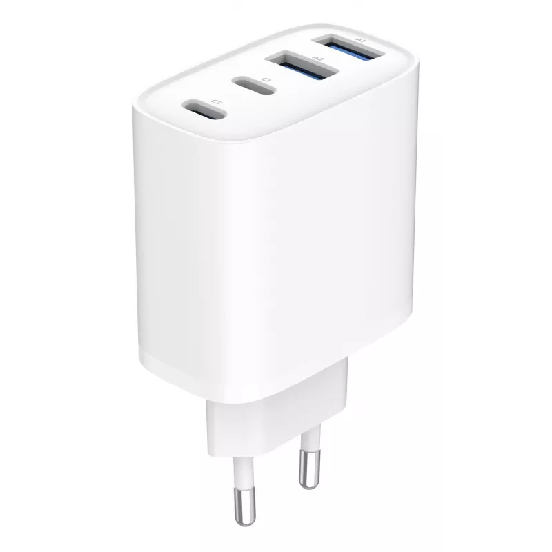 GEMBIRD TA-UC-2A2C-PD40-01-W GaN USB PD 4-poorts lader, 40 W, wit