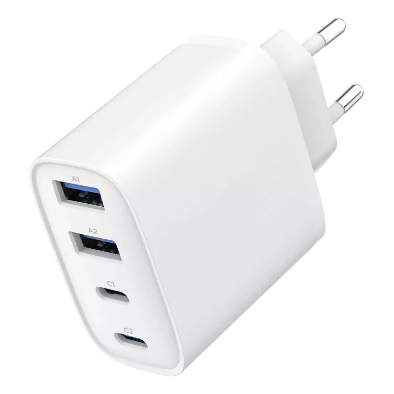 GEMBIRD TA-UC-2A2C-PD40-01-W GaN USB PD 4-poorts lader, 40 W, wit