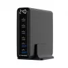 Gembird TA-UC-2A4C-PD240-01-BK 6-poorts USB-lader 240W GaN zwart