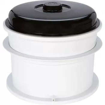 WECK sapcentrifuge combi-set elektrische inmaakautomaat met stoomontsapper, 29L, 1800W, RVS