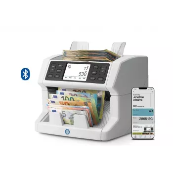 Safescan 2865-SC Bankbiljetteller met UV-, MG-, IR-, MT- en 3D-detectie
