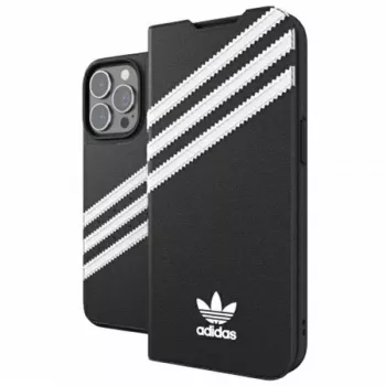 Adidas Originals Booklet Case PU voor iPhone 13 Pro / 13 6,1 inch zwart/wit