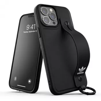 Adidas Originals Hand Strap Case voor iPhone 13 Pro Max 6,7 inch - zwart