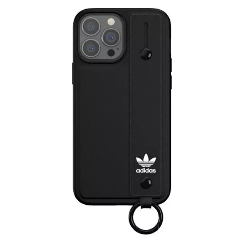 Adidas Originals Hand Strap Case voor iPhone 13 Pro Max 6,7 inch - zwart
