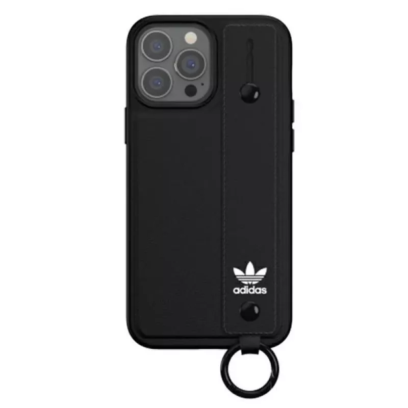 Adidas Originals Hand Strap Case voor iPhone 13 Pro Max 6,7 inch - zwart