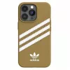 Adidas Originals Moulded PU Case voor iPhone 13 Pro Max 6,7 inch beige-goud