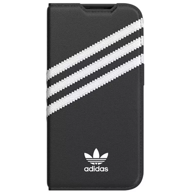 Adidas Originals OR Booklet Case PU voor iPhone 14 Pro zwart/wit