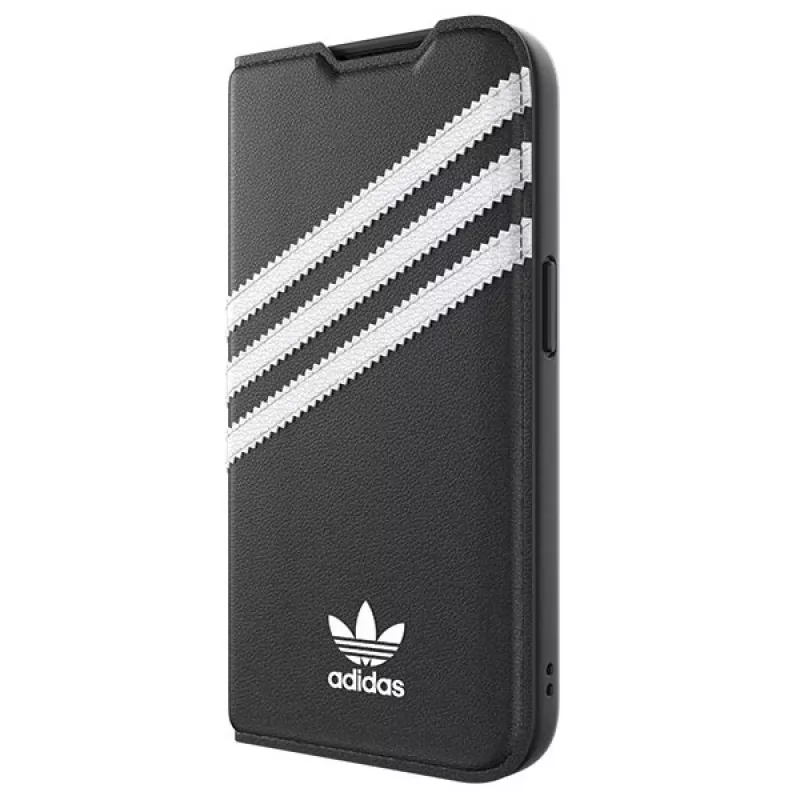 Adidas Originals OR Booklet Case PU voor iPhone 14 Pro zwart/wit